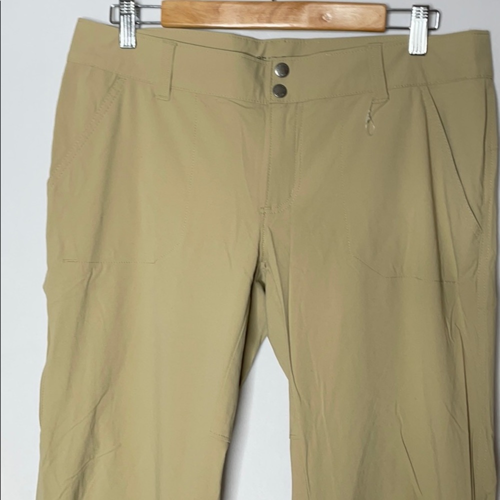 COLUMBIA WOMEN’S ARUBA ROLL UP PANTS TAN - Picture 2 of 7